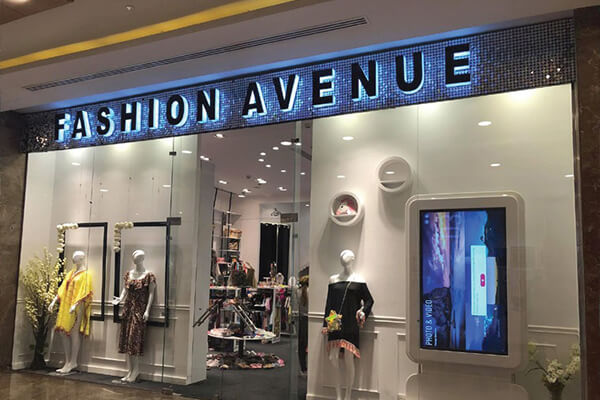 Fashion avenue in Dubai mall