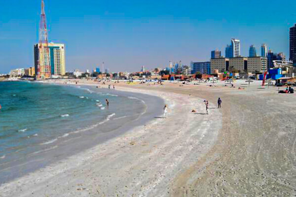 Al Khan Beach in Sharjah