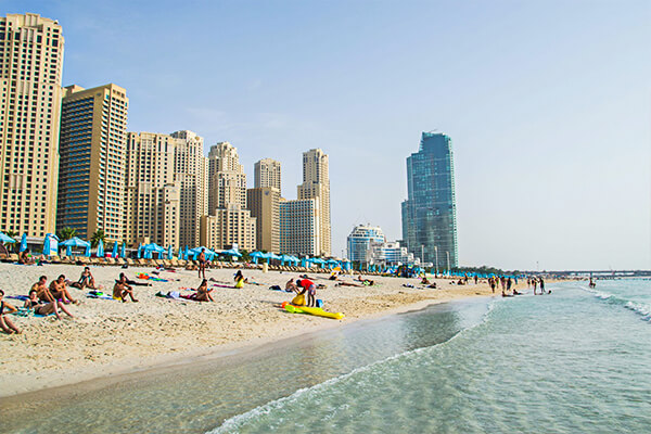 Marina Beach in Dubai Marina