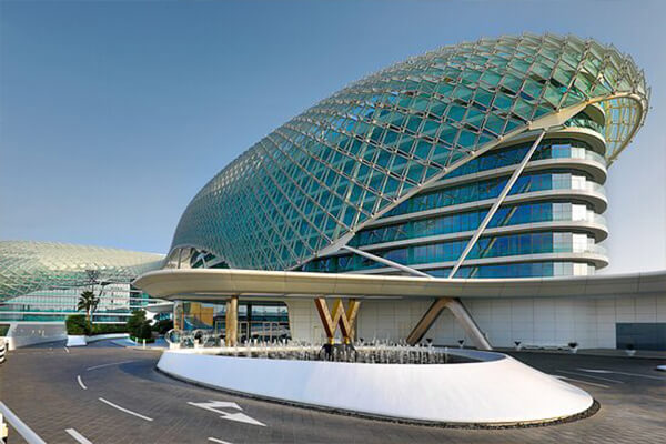 W Abu Dhabi hotel on Yas Island