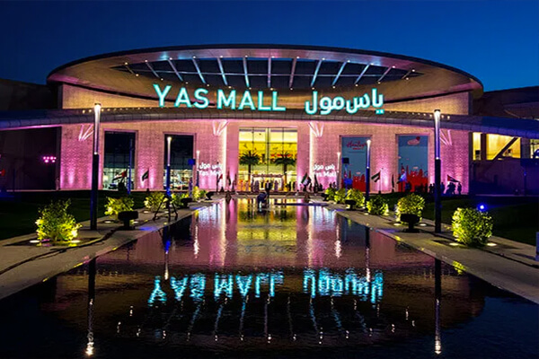 biggest mall in Abu Dhabi is Yas Mall