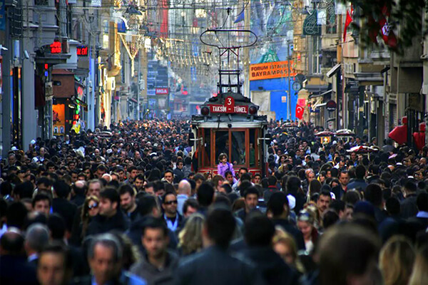 Taksim square in Istanbul