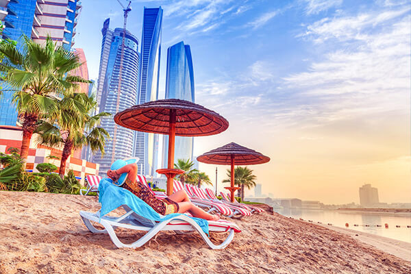 Beach of United Arab Emirates (UAE)