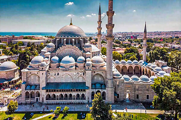 view of Suleymaniye Mosque