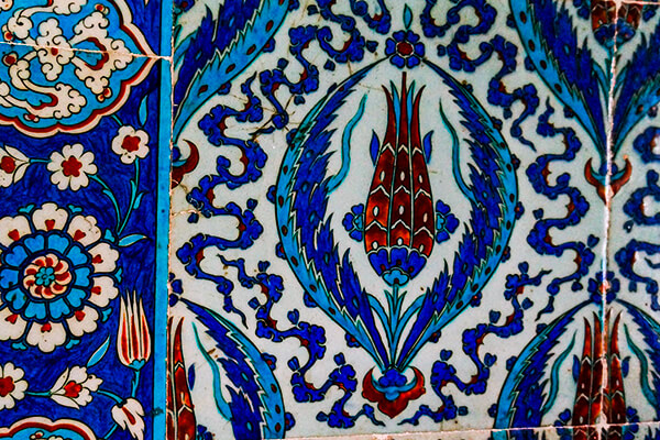 Ottoman Tiles in the Rustem Pasha Mosque