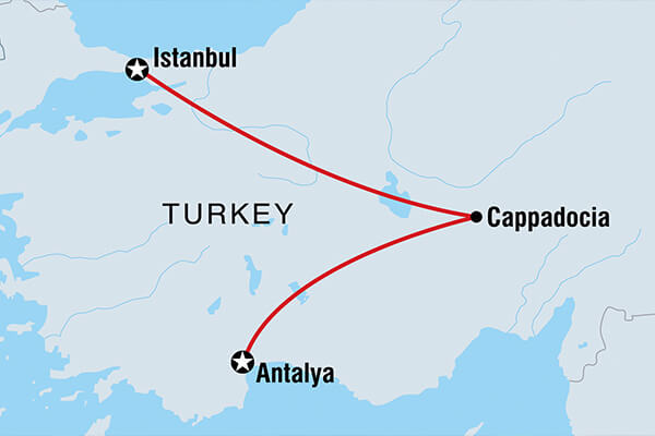 Location of Cappadocia