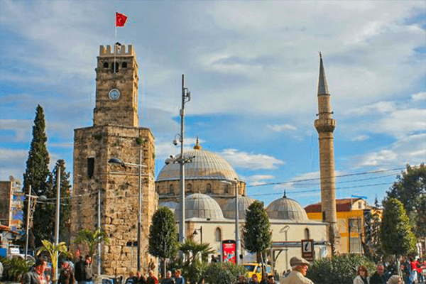 Saat Kulesi Symbol, Antalya, turkey