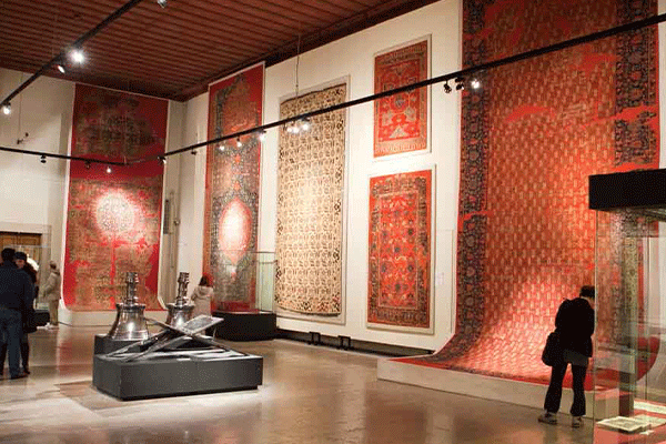 A view of Istanbul's Carpet Museum