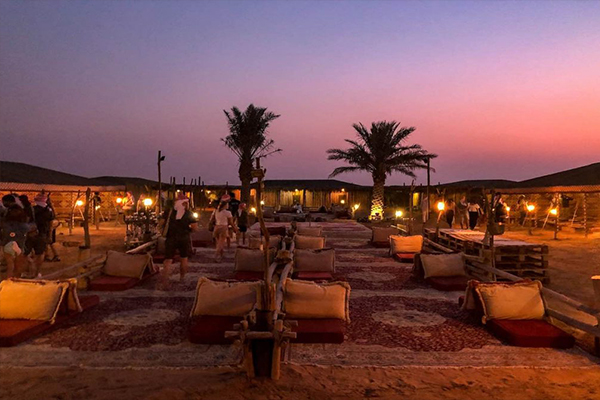 Night desert safari, Qatar