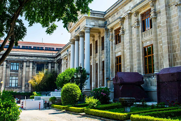 A view of Istanbul Archeological Museums