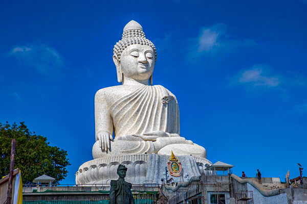 Side view of the Big Buddha Statue