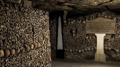 6 million skeletons in Catacombs of Paris