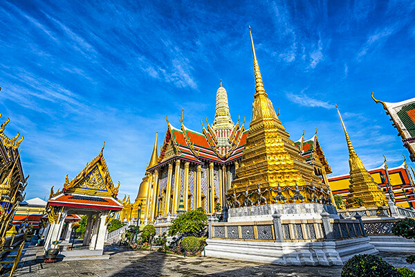 The exterior of Wat Phra Kaew