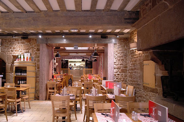Dining in the Mont Saint-Michel