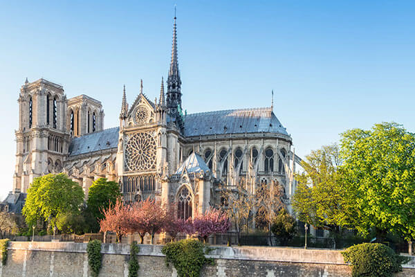 Exterior of Notre Dame Cathedral
