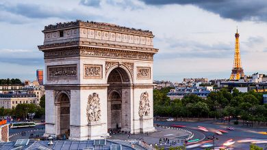 Arc de Triomphe in Paris, France