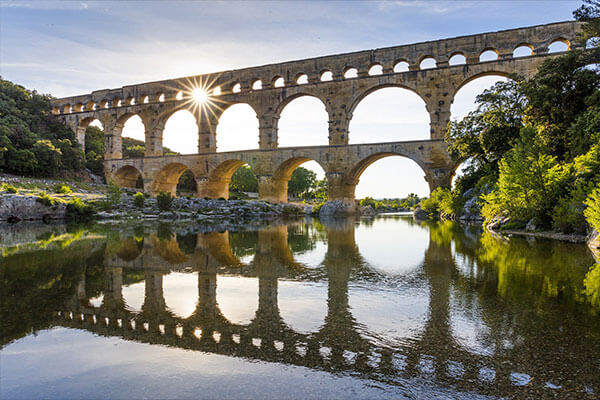 Pont du Gard in NÃ®mes, France