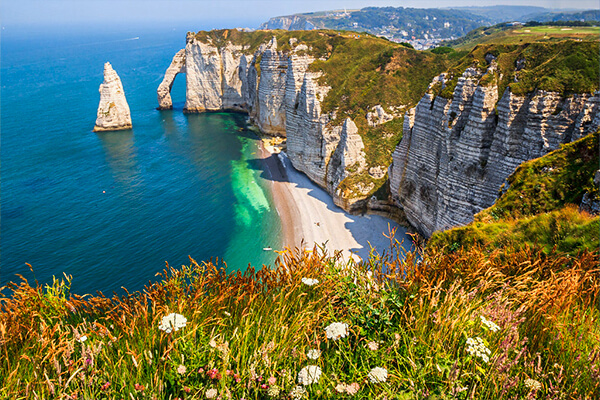 The cliffs of Étretat, France