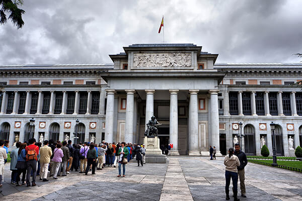 The exterior of Museo del Prado