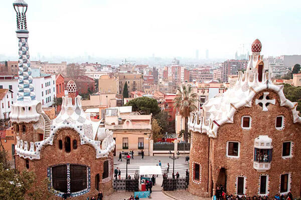View of the Güell park