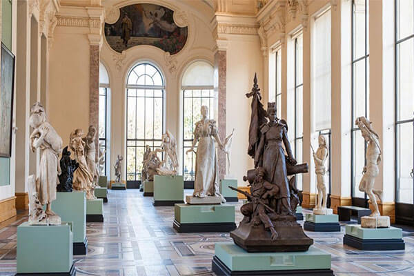 The interior of Petit Palais Museum