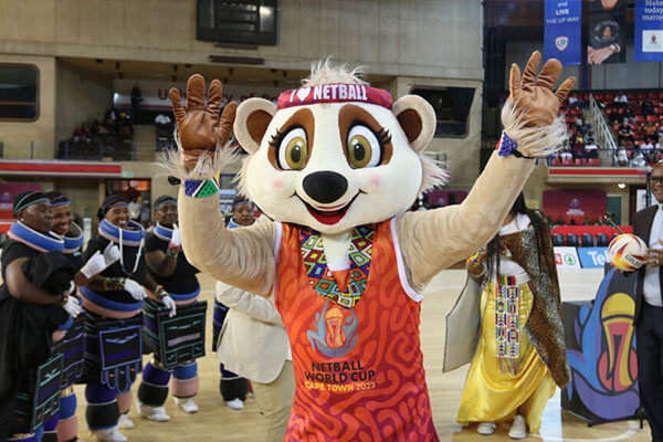 The mascot for the netball world cup 