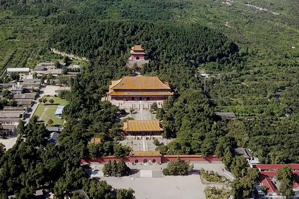 Top View of The Ming tombs