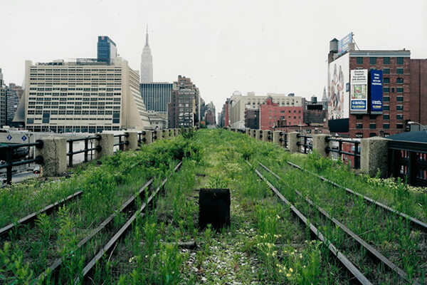 The unique design of the High Line