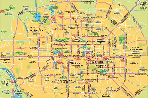 Beijing City layout