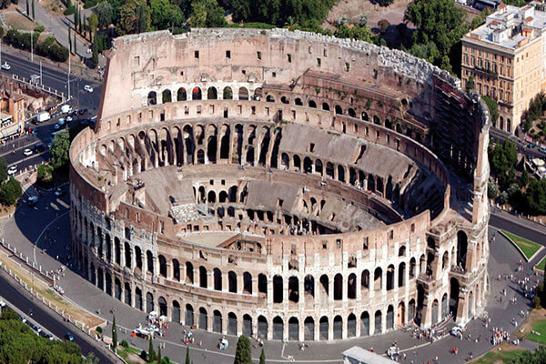 Top View of Colosseum, Roma