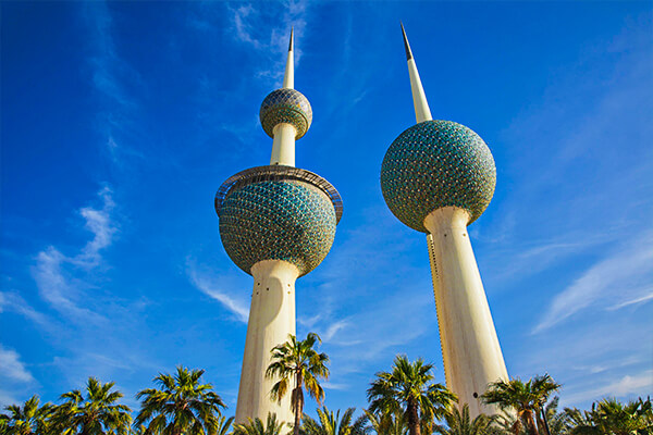 View of Kuwait Towers