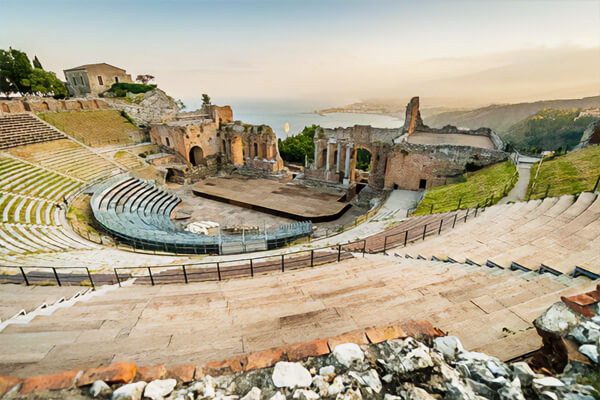 Taormina: Antiquated Theater Section Ticket and Guided Visit