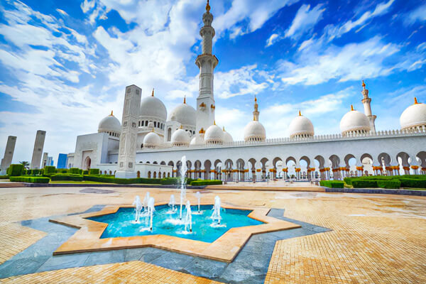 View of Sheikh Zayed Grand Mosque