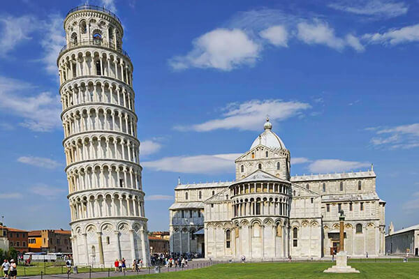 History of the following construction Leaning Tower of Pisa