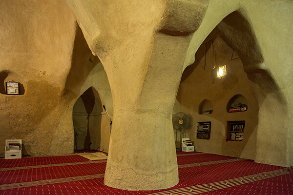 Interior of the Al Bidya Mosque 