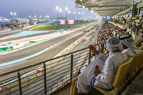 Race-watching experience at YAS Marina Circuit