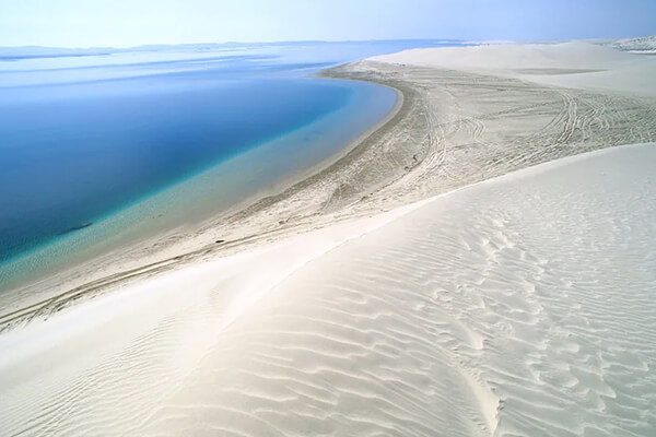 Khor Al Adiad Beach or Inland Sea