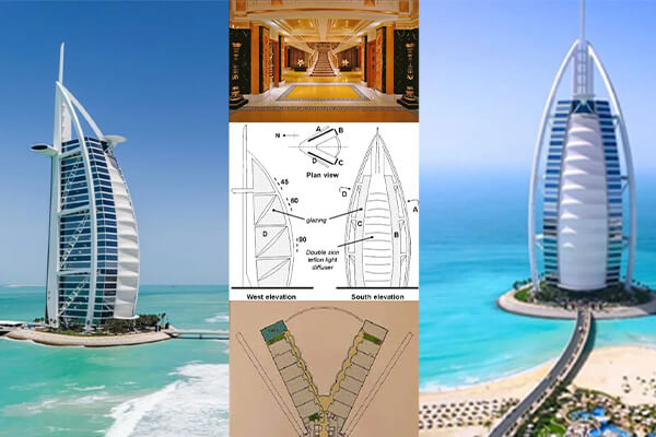 The unique design & architecture of Burj Al Arab