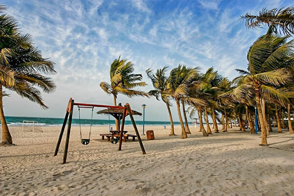 View of Al Mamzar Beach Park