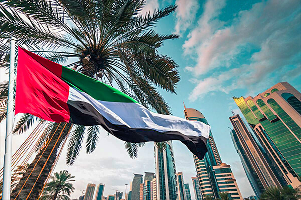 Flag of United Arab Emirates (UAE) 