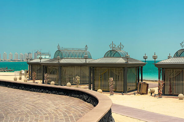 View of Katara Beach in Doha