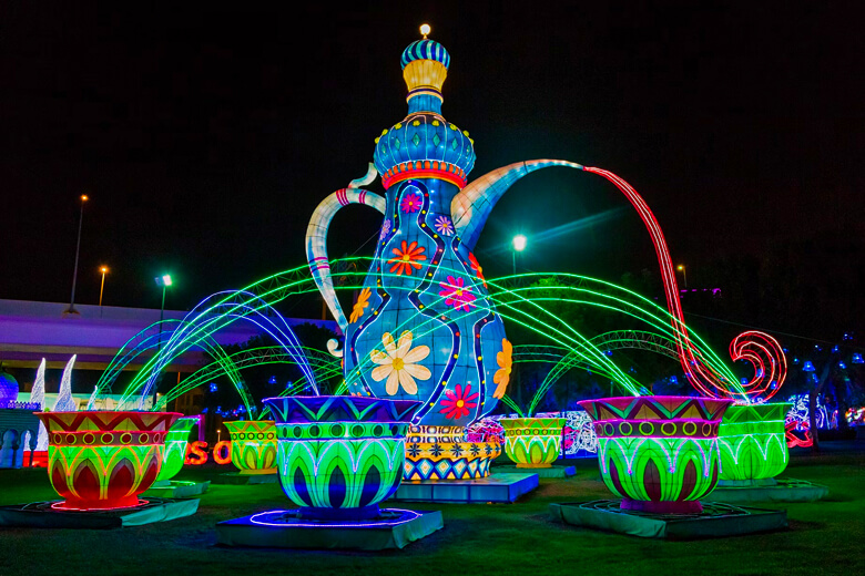 Dubai Garden Glow: A Mesmerizing Wonderland