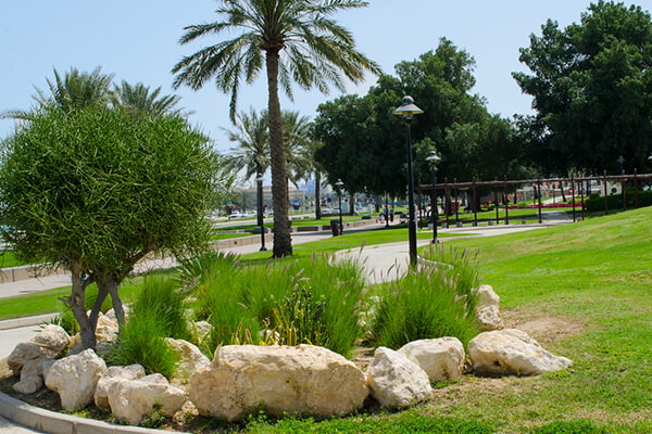 View of Al Rumailah Park, Doha, Qatar
