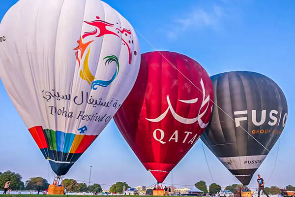hot air ballooning, Doha, Qatar