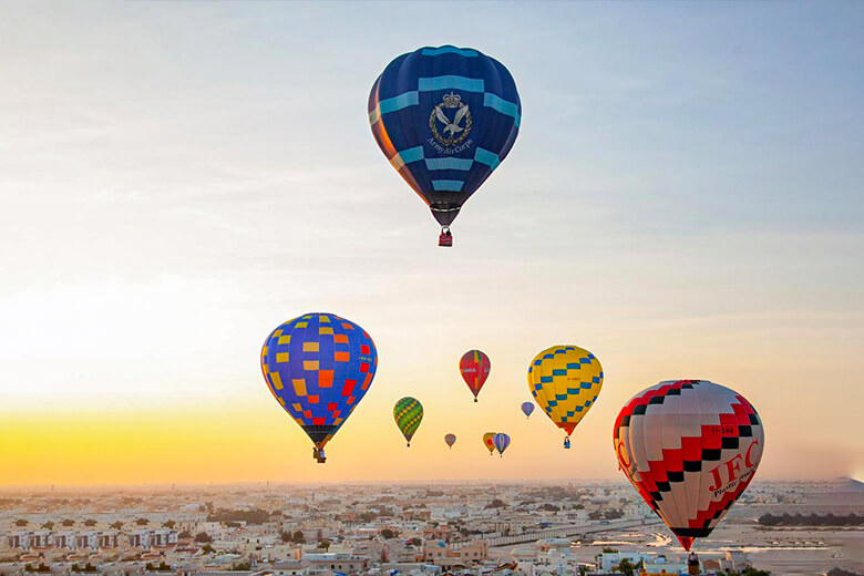 The Childhood Fantasy: take a Hot Air Balloon Ride in Doha