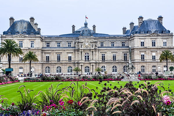 Architectural design of Luxembourg Gardens