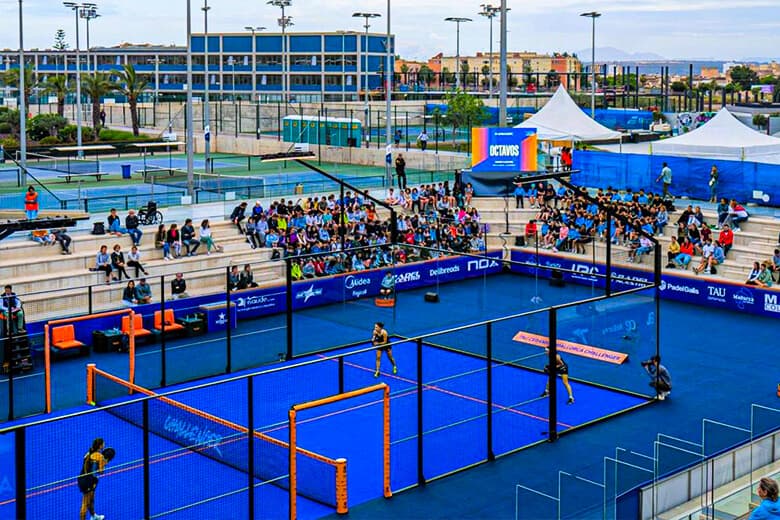 Spain Padel Tennis Scene: A Mix of Tennis, Squash, and Glass