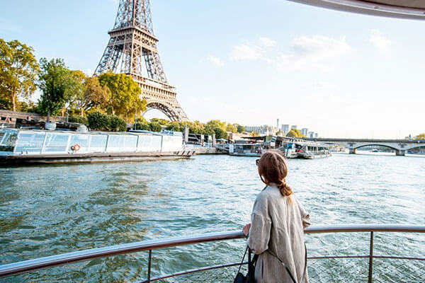 Eiffel Tower View from Seine River Cruises