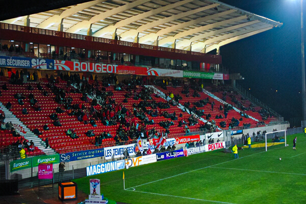 View of Gaston-Gérard Stadium
